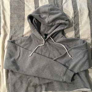 Cropped Grey hoodie